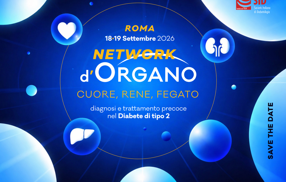 Network d’organo Cuore, Rene e Fegato: diagnosi e trattamento precoce nel diabete di tipo 2 - Roma, 18/19 settembre 2026